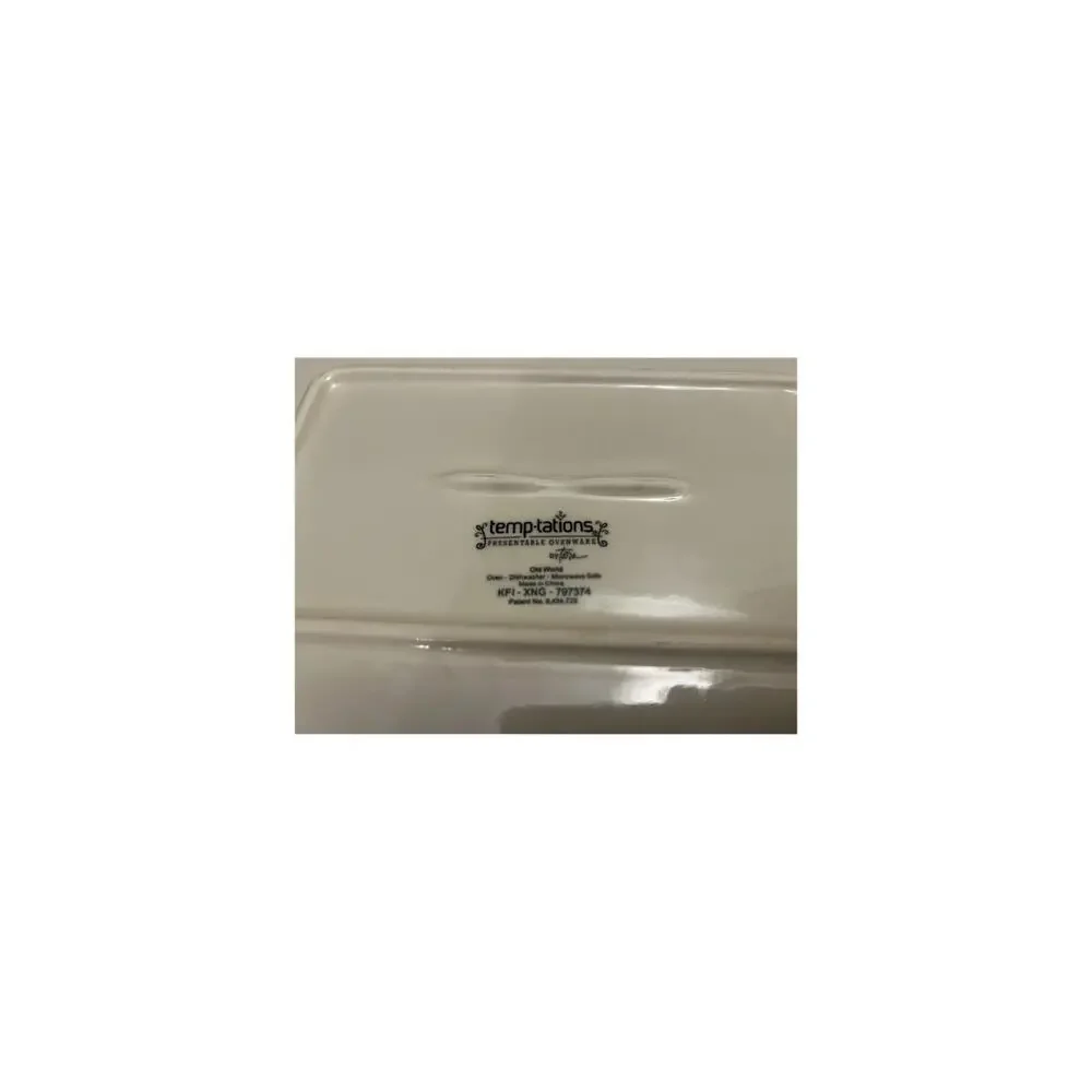 Temp-tations Brown Serving Tray 15.5” X 9.5” By Tara Old World Confetti